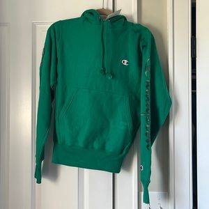 Champion green hoodie